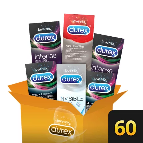 / Durex Premium - extra élvezet óvszer csomag (6 x 10db) - Bio és natúr intim termékek