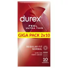 Durex Feel Ultra Thin - ultra élethű óvszer (2x10db) - Bio és natúr intim termékek