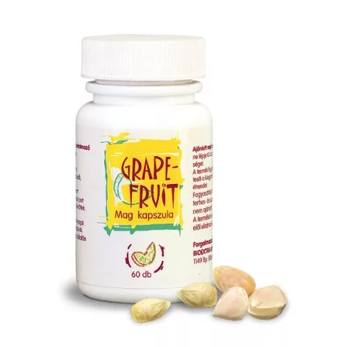 Bioextra grapefruit mag kapszula 60 db - Bio és natúr étrendkiegészítők