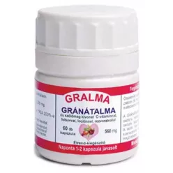 Pharmaforte Gralma gránátalma kapszula 45 db - Bio és natúr étrendkiegészítők