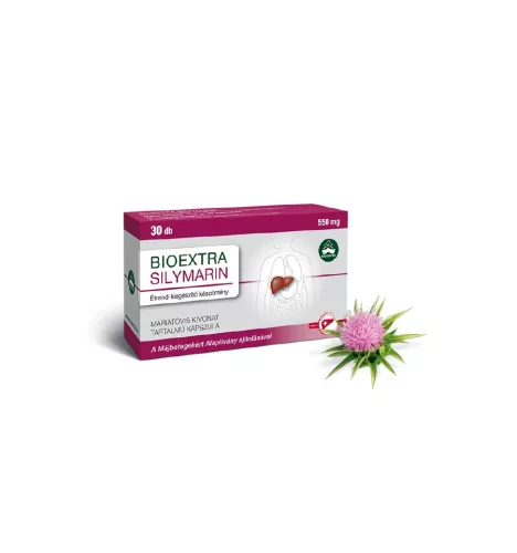 Bioextra silymarin kapszula 30 db - Bio és natúr étrendkiegészítők