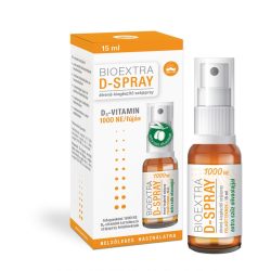   Bioextra d-spray 1000 ne d3 vitamint tartalmazó étrend-kiegészítő szájspray 15 ml
