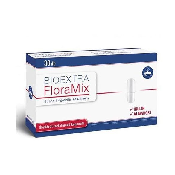 Bioextra floramix élőflórát és inulint tartalmazó kapszula 30 db