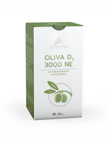 BIOEXTRA OLIVA D3-3000NE KAPSZULA 60 db - Bio és natúr étrendkiegészítők