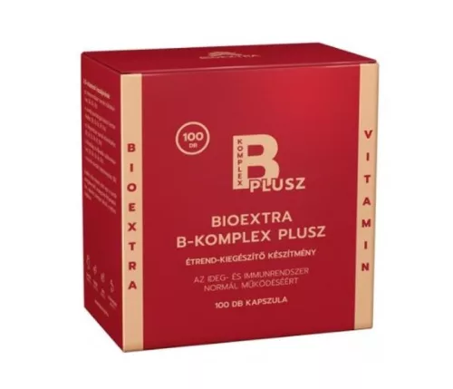 BIOEXTRA B-KOMPLEX PLUSZ 100DB - Bio és natúr étrendkiegészítők