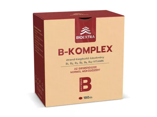 Bioextra b-komplex étrend-kiegészítő lágyzselatin kapszula 180 db – Idegerősítő, nyugtató