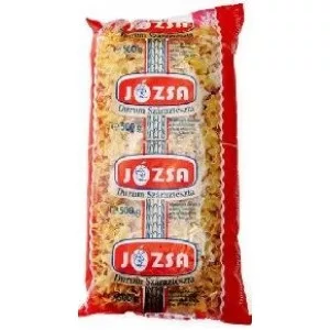Józsa durum tészta fodros kocka 500 g - Bio és natúr élelmiszerek