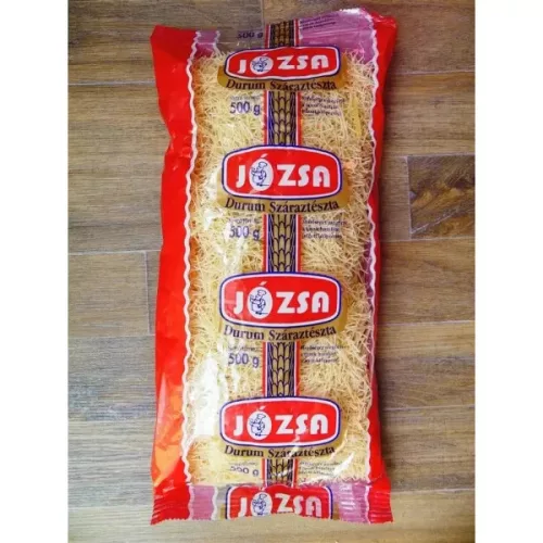 Józsa durum tészta kócos cérna 500 g - Bio és natúr élelmiszerek