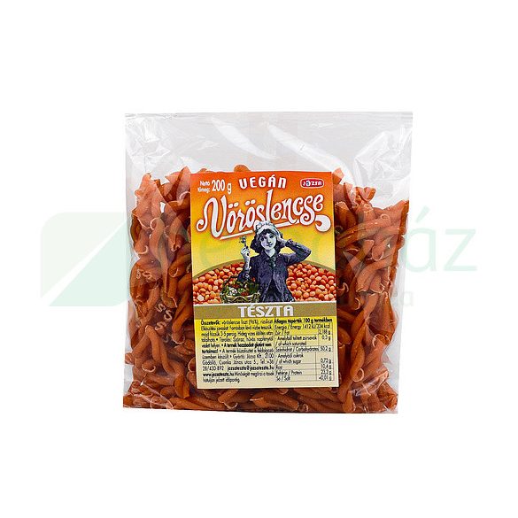Vegán Józsa Tészta Vöröslencse Copfocska 200G