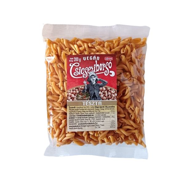 Vegán Józsa Tészta Csicseriborsó Copfocska 200G