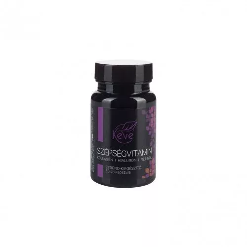 Keve szépségvitamin étrend-kiegészítő kapszula 30 db - Bio és natúr étrendkiegészítők