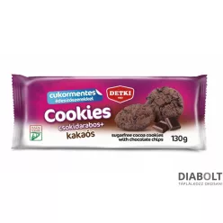DETKI CUKORMENTES COOKIES KAKAÓS KEKSZ 130 g - Bio és natúr élelmiszerek