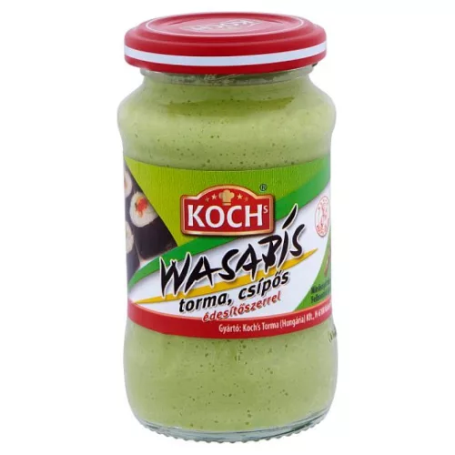Kochs Wasabis Torma Édesítőszerrel  140 g - Bio és natúr élelmiszerek