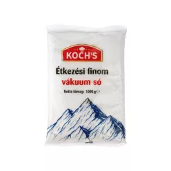 KOCHS ÉTKEZÉSI SÓ FINOM VÁKUUM 1000G - Bio és natúr élelmiszerek