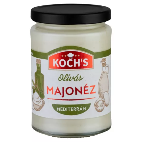 KOCHS MAJONÉZ OLÍVAOLAJ-OLÍVABOGYÓ 310G - Bio és natúr élelmiszerek