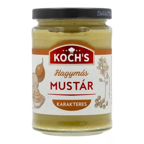 KOCHS MUSTÁR VÖRÖSHAGYMA 350G - Bio és natúr élelmiszerek