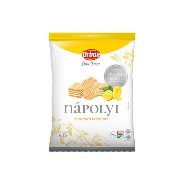 URBÁN NÁPOLYI CITROMÍZŰ KRÉMMEL 180 g CM.