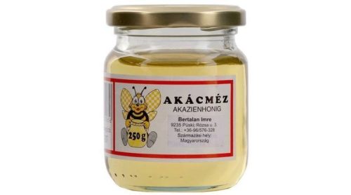 Bertalan akácméz 250 g - Bio és natúr élelmiszerek