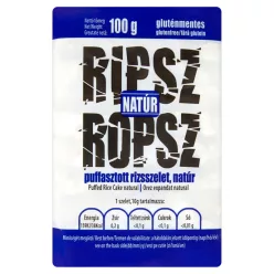 Ripsz Ropsz rizs natúr 100 g - Bio és natúr élelmiszerek