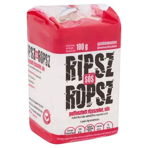 Ripsz Ropsz rizs sós 100 g - Bio és natúr élelmiszerek