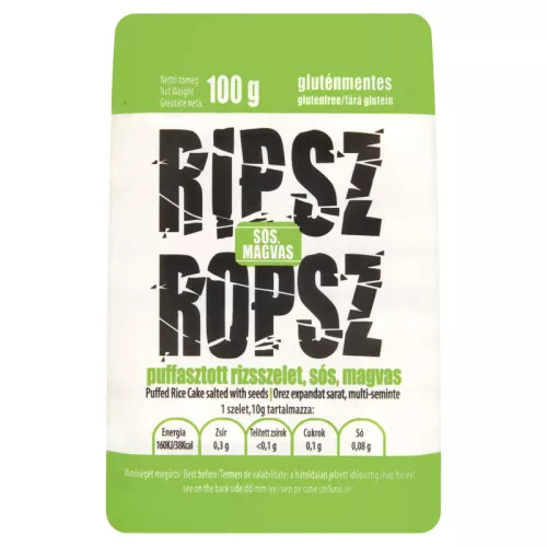Ripsz Ropsz rizs sokmagvas 100 g - Bio és natúr élelmiszerek