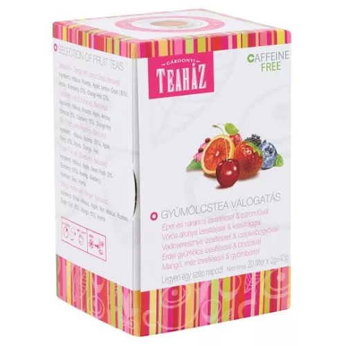 Teaház erdei gyümölcs tea 20x2 g 40 g - Bio és natúr élelmiszerek