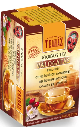 Teaház roobios tea válogatás 30 g - Bio és natúr élelmiszerek