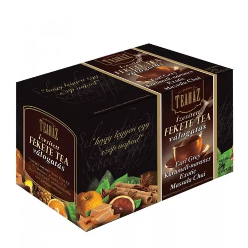 Teaház fekete tea válogatás 20x1.2 g 24 g - Bio és natúr élelmiszerek