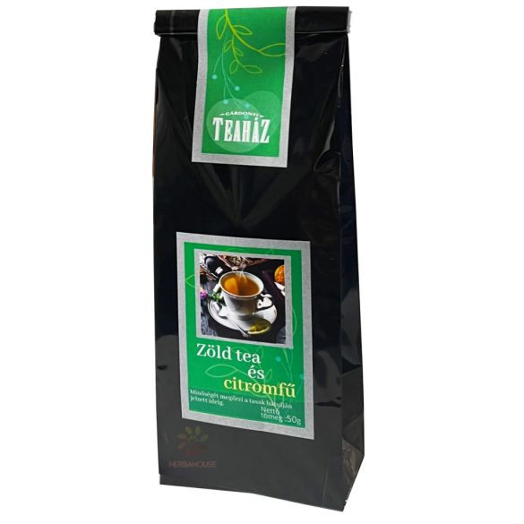 Gárdonyi Teaház Zöld Tea És Citromfű Szálas 50G