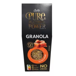   Pure Platinum Power granola gluténmentes sós karamellás 225 g