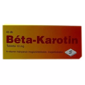 Selenium béta-karotin tabletta 40 db - Bio és natúr étrendkiegészítők