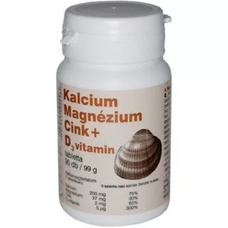Selenium kalcium magnézium cink tabletta 90 db - Bio és natúr étrendkiegészítők