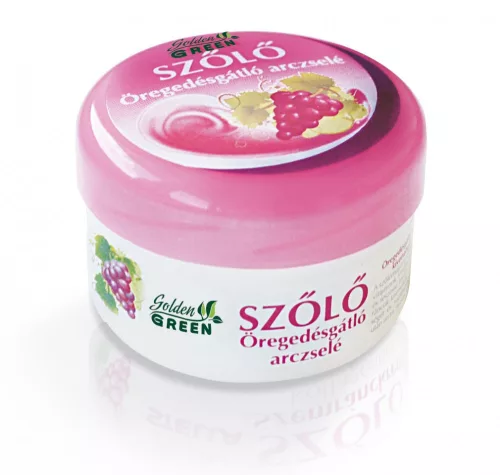 Golden Green szőlő öregedésgátló arczselé minden bőrtípusra 100 ml - Bio és natúr kozmetikumok