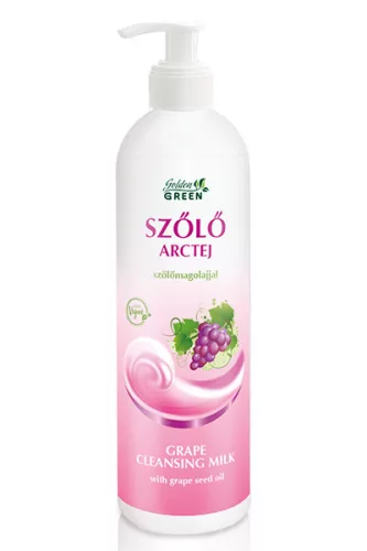 Golden Green szőlő arctej minden bőrtípusra pumpás 500 ml - Bio és natúr kozmetikumok