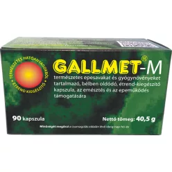 Gallmet-M-90 gyógynövény kapszula 90 db - Bio és natúr étrendkiegészítők