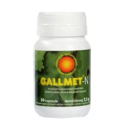 Gallmet-N-30 gyógynövény kapszula 30 db - Bio és natúr étrendkiegészítők