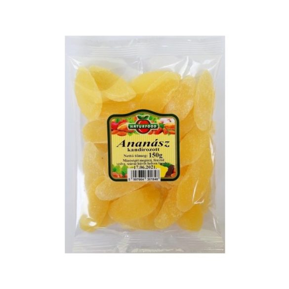 Naturfood kandírozott ananász 150 g
