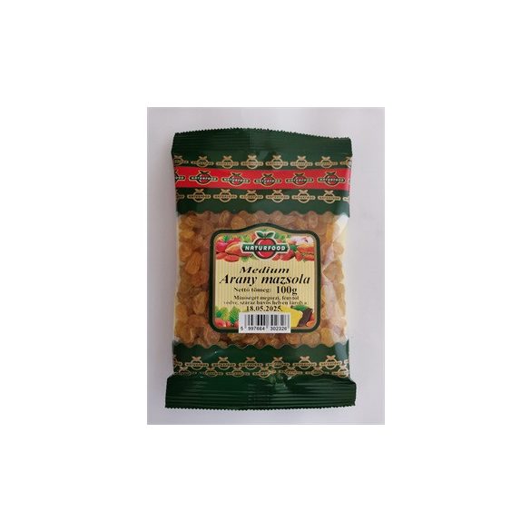 NATURFOOD MEDIUM ARANY MAZSOLA 100G