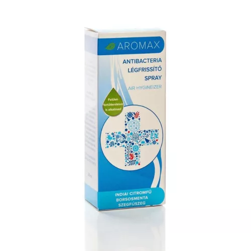 Aromax légfrissítő spray indiai citromfű-borsmenta -szegfűsz 20 ml - Aromaterápiához és természetes wellnesshez