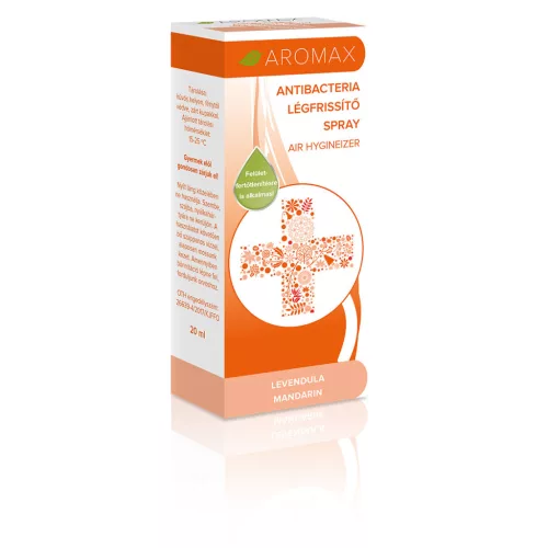 Aromax légfrissítő spray mandarin-levendula 20 ml - Aromaterápiához és természetes wellnesshez