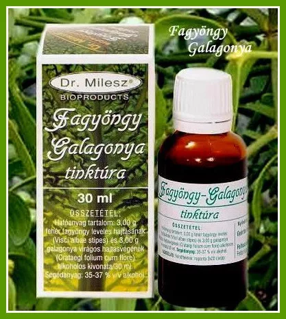 Dr.milesz fagyöngy-galagonya tinktúra 30 ml - Bio és natúr étrendkiegészítők