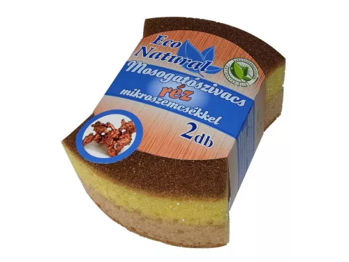 Quadrotex Mosogatószivacs Rézszálas 2db - Bio és natúr tisztítószerek