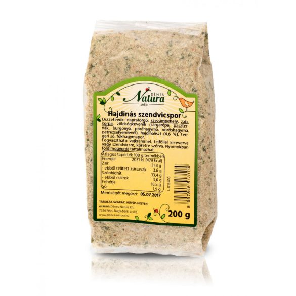 Natura hajdinás szendvicskrémpor 200 g