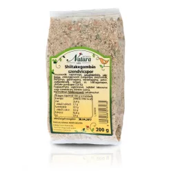 Natura shiitake gombás szendvicspor 200 g - Bio és natúr élelmiszerek
