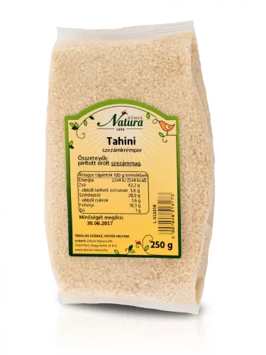 Natura tahini szezámkrémpor 250 g - Bio és natúr élelmiszerek