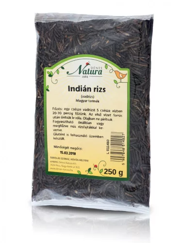 Natura vadrizs indián rizs 250 g - Bio és natúr élelmiszerek