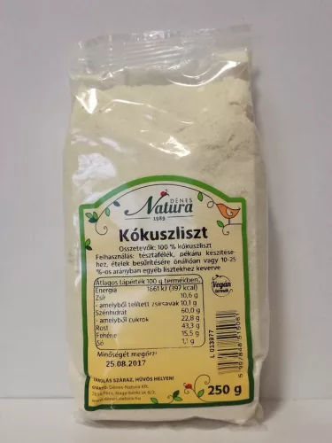 Natura kókuszliszt 250 g - Bio és natúr élelmiszerek