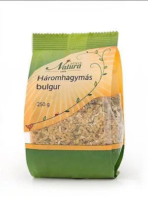 Natura háromhagymás bulgur 250 g - Bio és natúr élelmiszerek