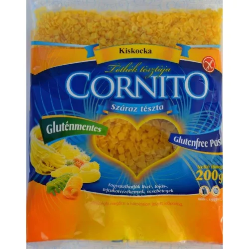 Cornito gluténmentes tészta kiskocka 200 g - Bio és natúr élelmiszerek