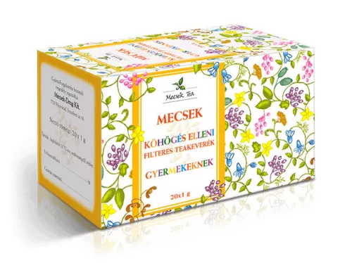 Mecsek köhögés elleni gyermek tea 20x1g 20 g - Bio és natúr élelmiszerek